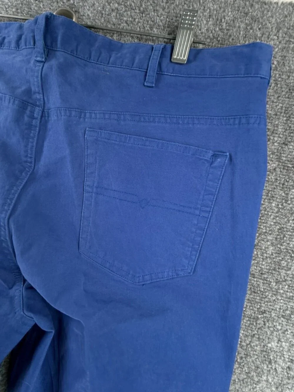 NWT Peter Christian 38x30 Vibrant Blue Chino Pants Cotton Spandex MT33 Men